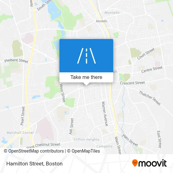 Hamilton Street map