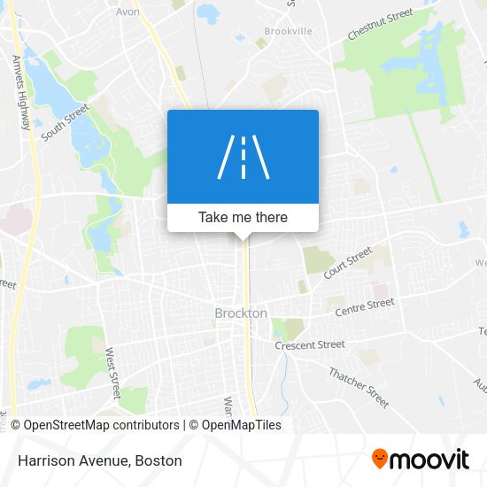 Mapa de Harrison Avenue
