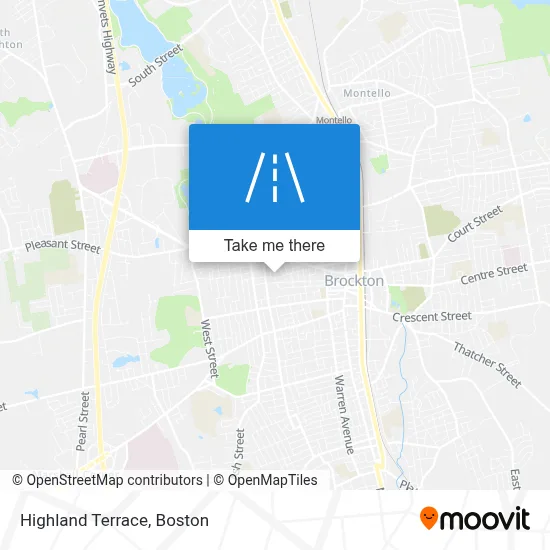 Highland Terrace map