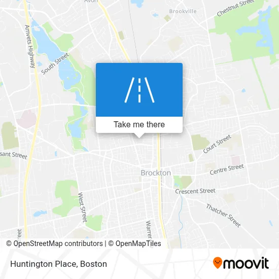 Huntington Place map