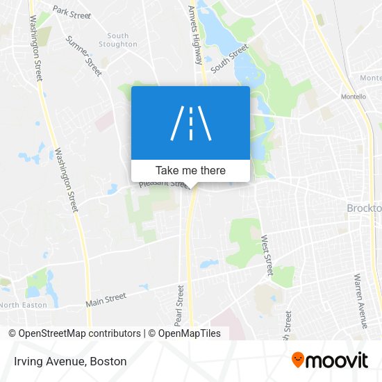 Mapa de Irving Avenue