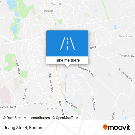 Mapa de Irving Street