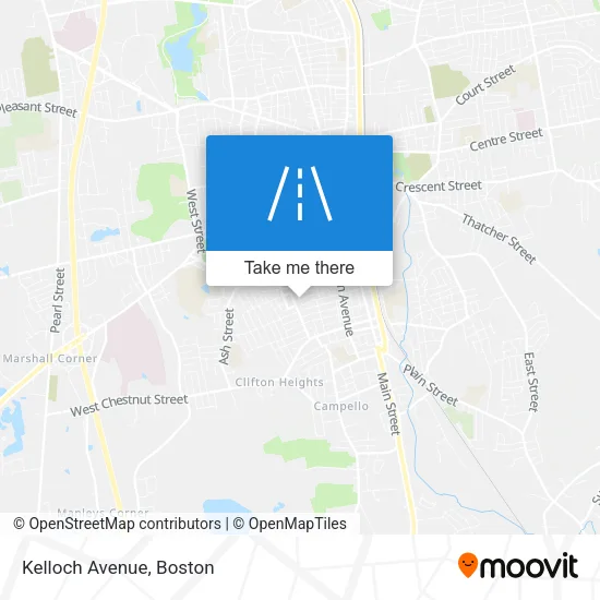 Kelloch Avenue map