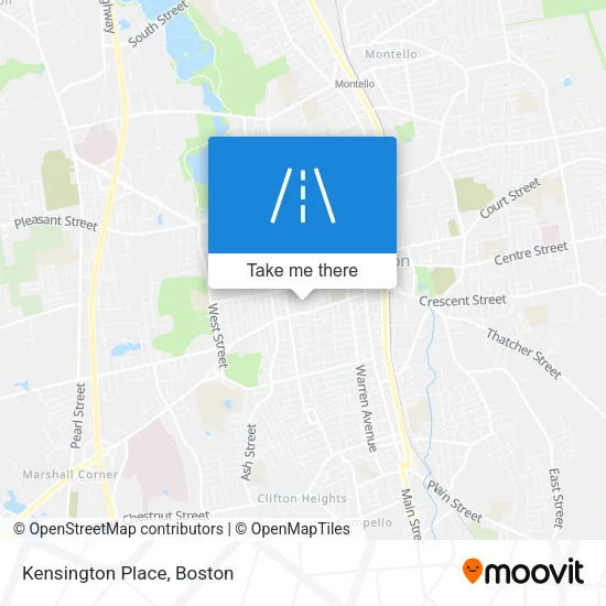 Kensington Place map