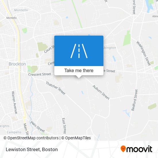 Lewiston Street map