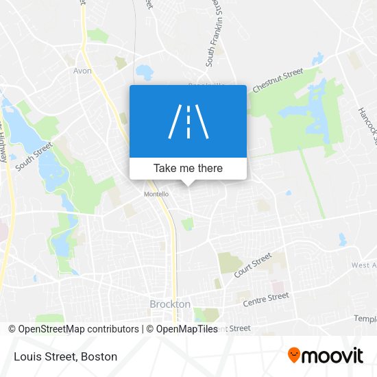 Louis Street map