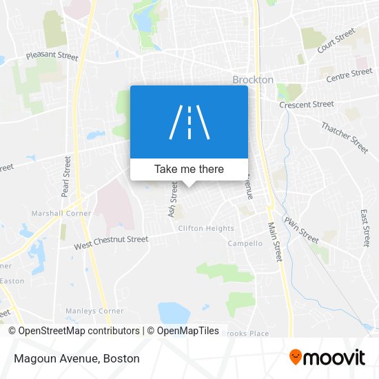 Mapa de Magoun Avenue