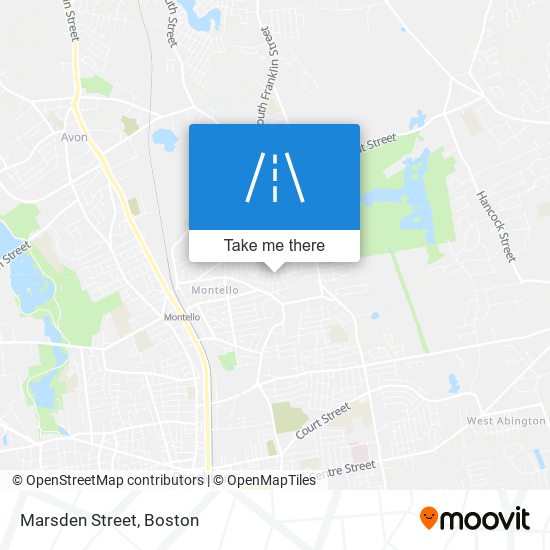 Marsden Street map