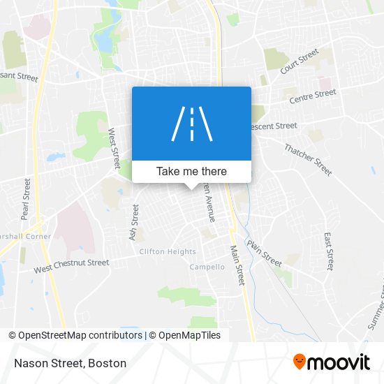 Nason Street map