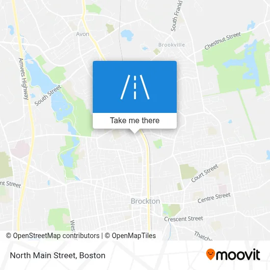 North Main Street map