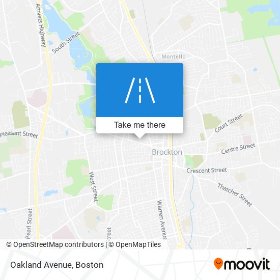 Mapa de Oakland Avenue