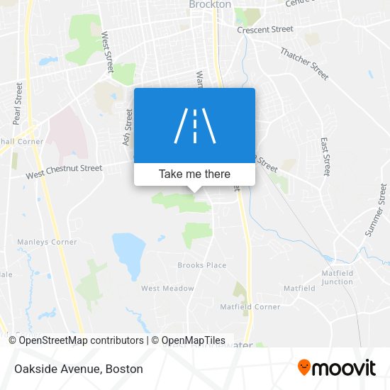 Mapa de Oakside Avenue