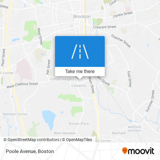 Mapa de Poole Avenue