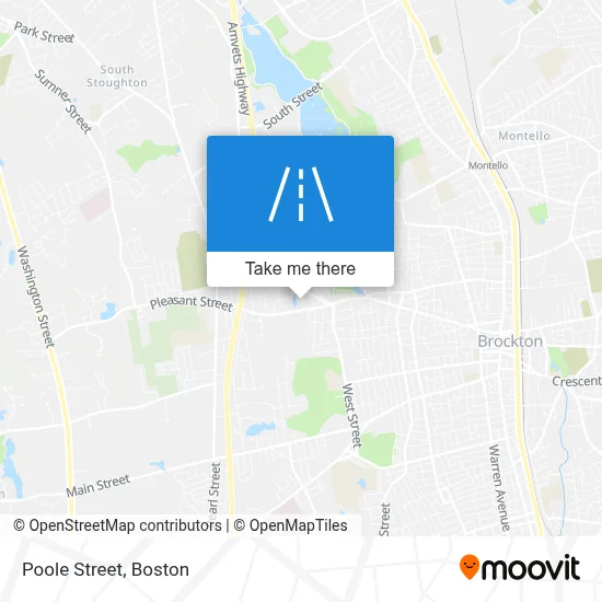 Poole Street map