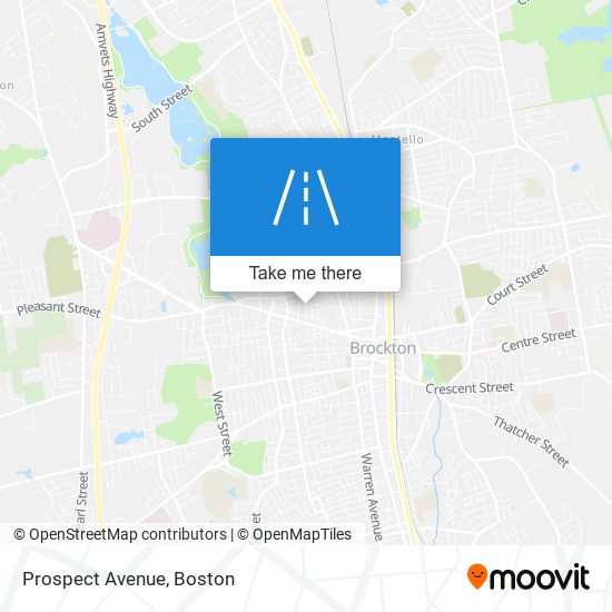 Prospect Avenue map