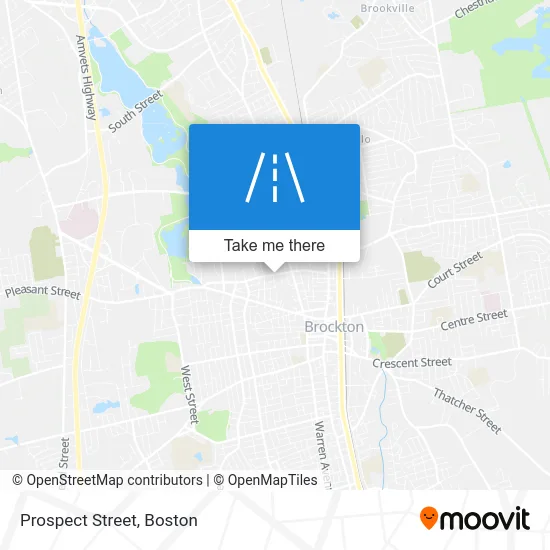 Prospect Street map