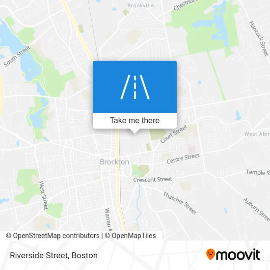 Riverside Street map