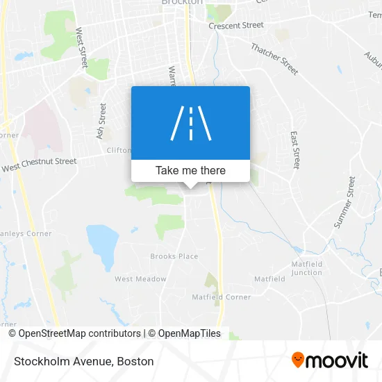 Stockholm Avenue map