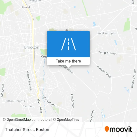 Thatcher Street map