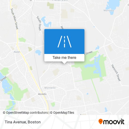 Tina Avenue map