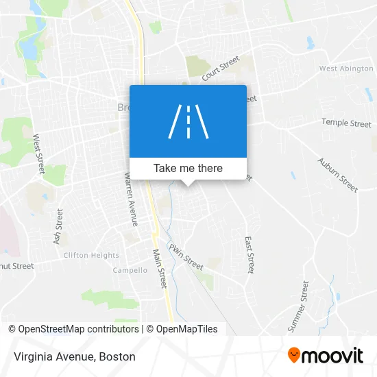 Virginia Avenue map