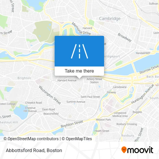 Abbottsford Road map
