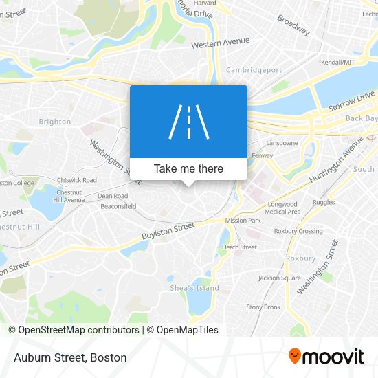 Mapa de Auburn Street