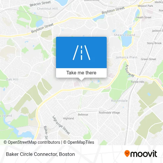 Baker Circle Connector map