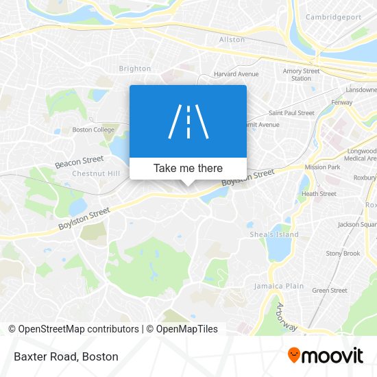 Mapa de Baxter Road