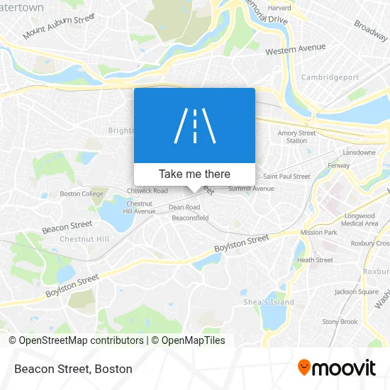 Beacon Street map