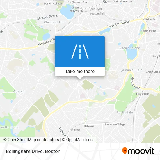Bellingham Drive map