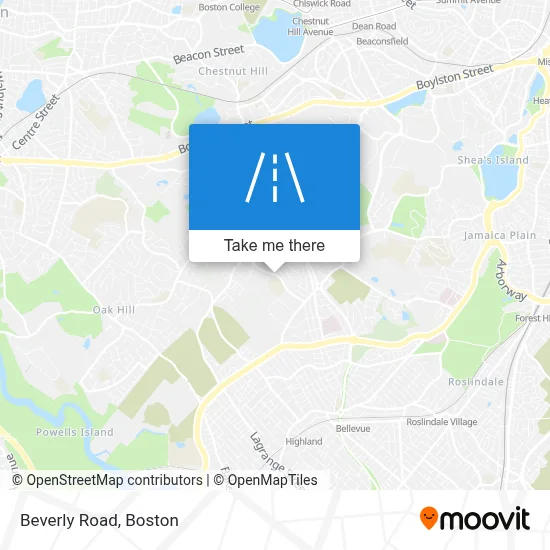 Beverly Road map