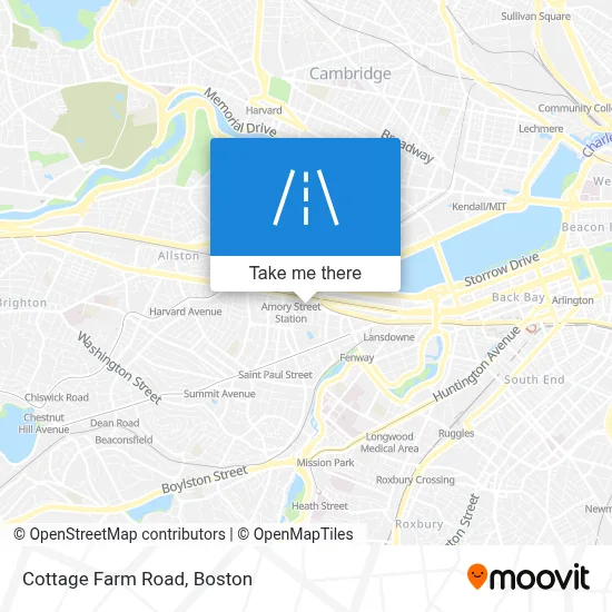 Cottage Farm Road map