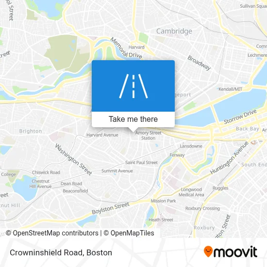 Crowninshield Road map