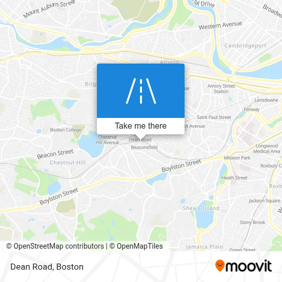 Dean Road map