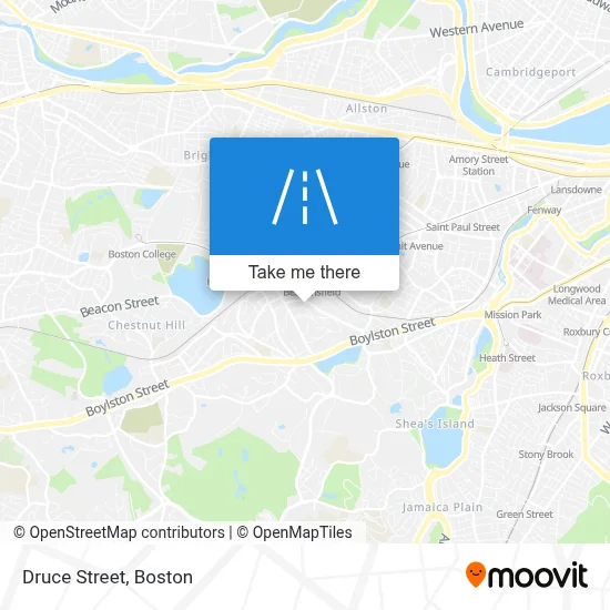 Druce Street map