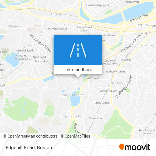 Edgehill Road map