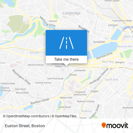 Euston Street map