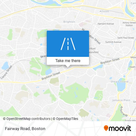 Mapa de Fairway Road