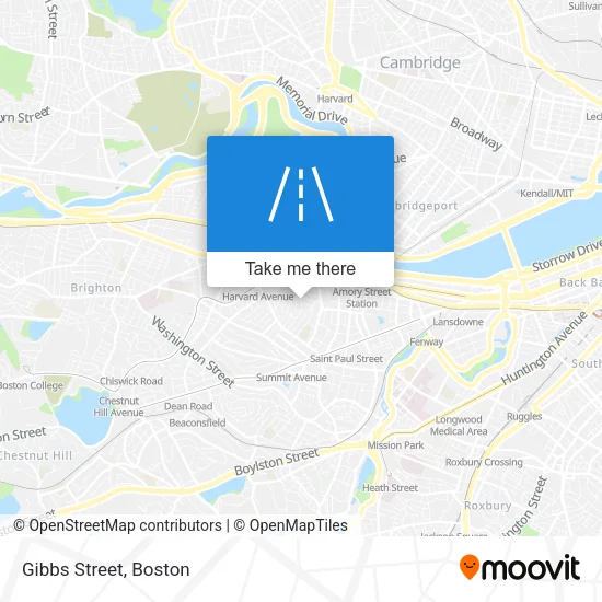 Gibbs Street map