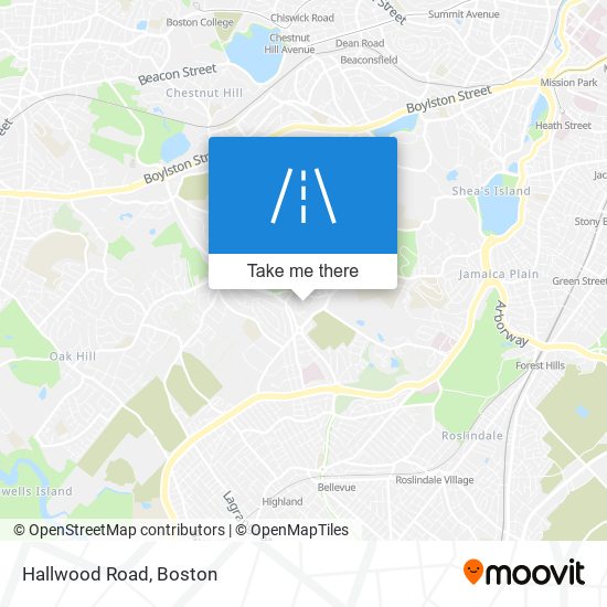 Mapa de Hallwood Road