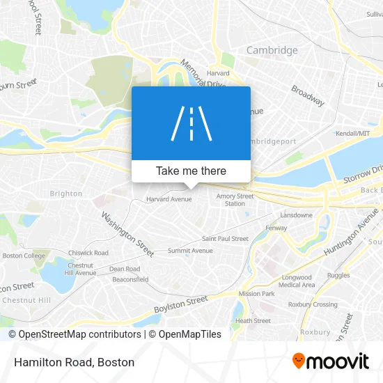 Hamilton Road map