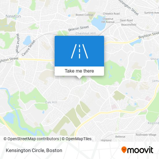 Kensington Circle map