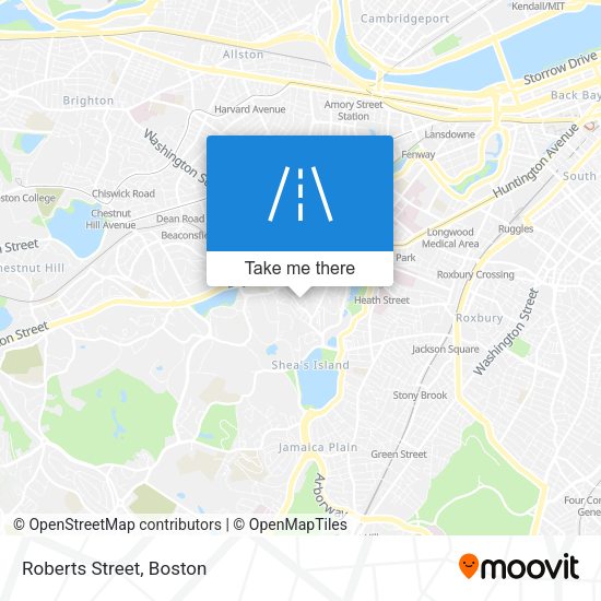 Mapa de Roberts Street