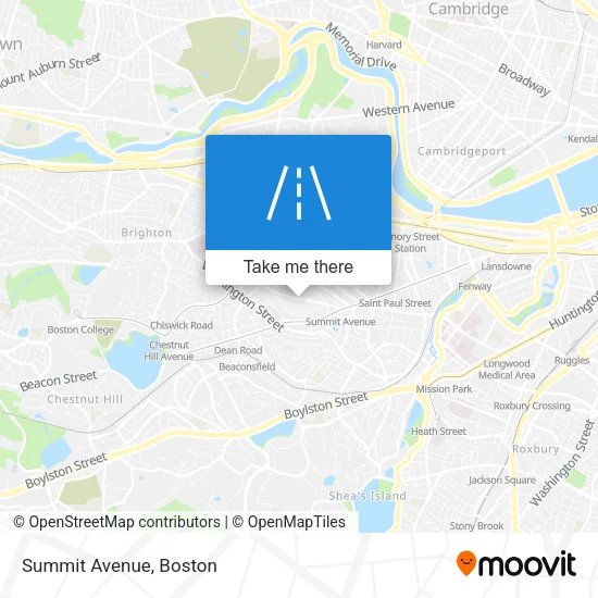 Summit Avenue map
