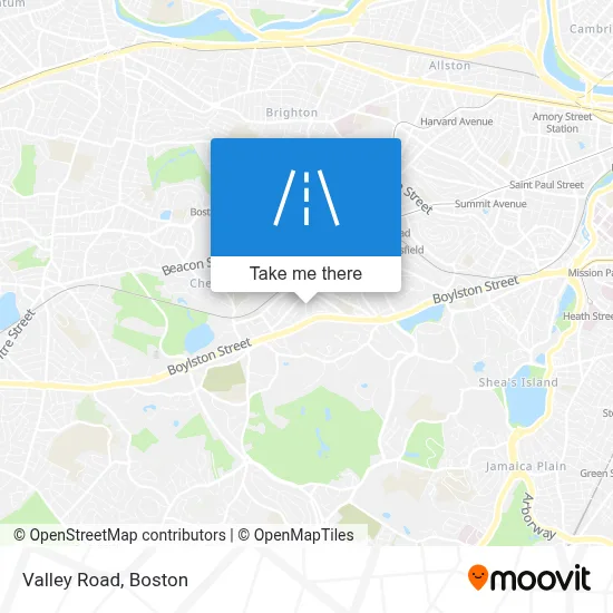 Valley Road map