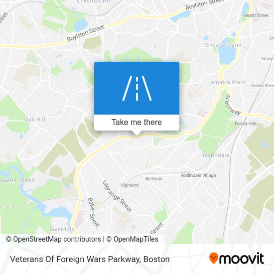 Veterans Of Foreign Wars Parkway map