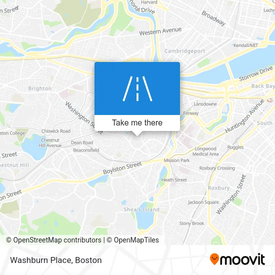 Washburn Place map