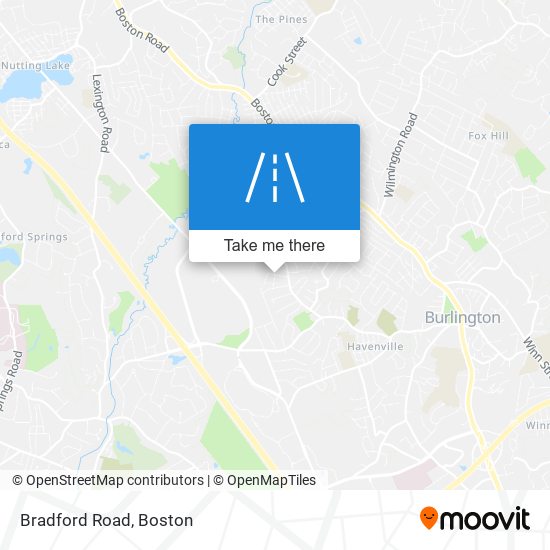 Mapa de Bradford Road