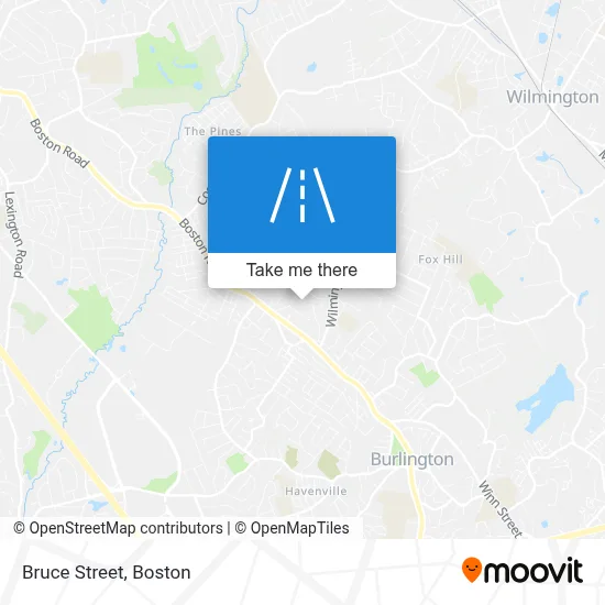 Bruce Street map